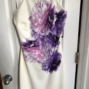 COPY - Guess NWT summer dress halter off white fl…